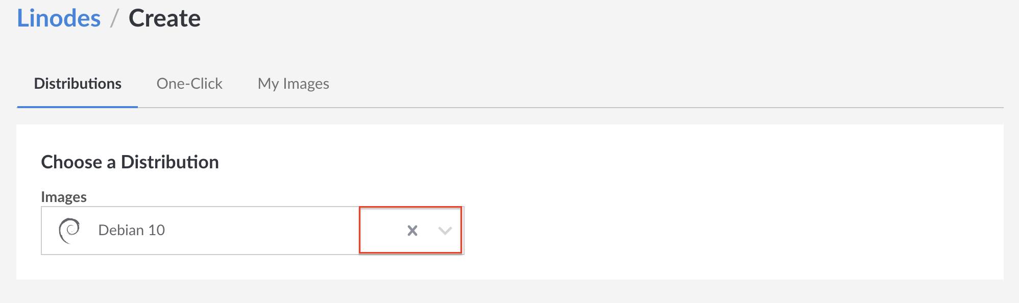 Creating a receiving Linode