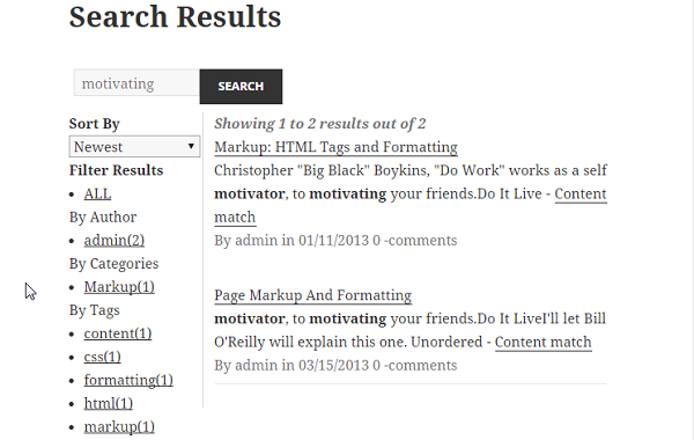 Search Results